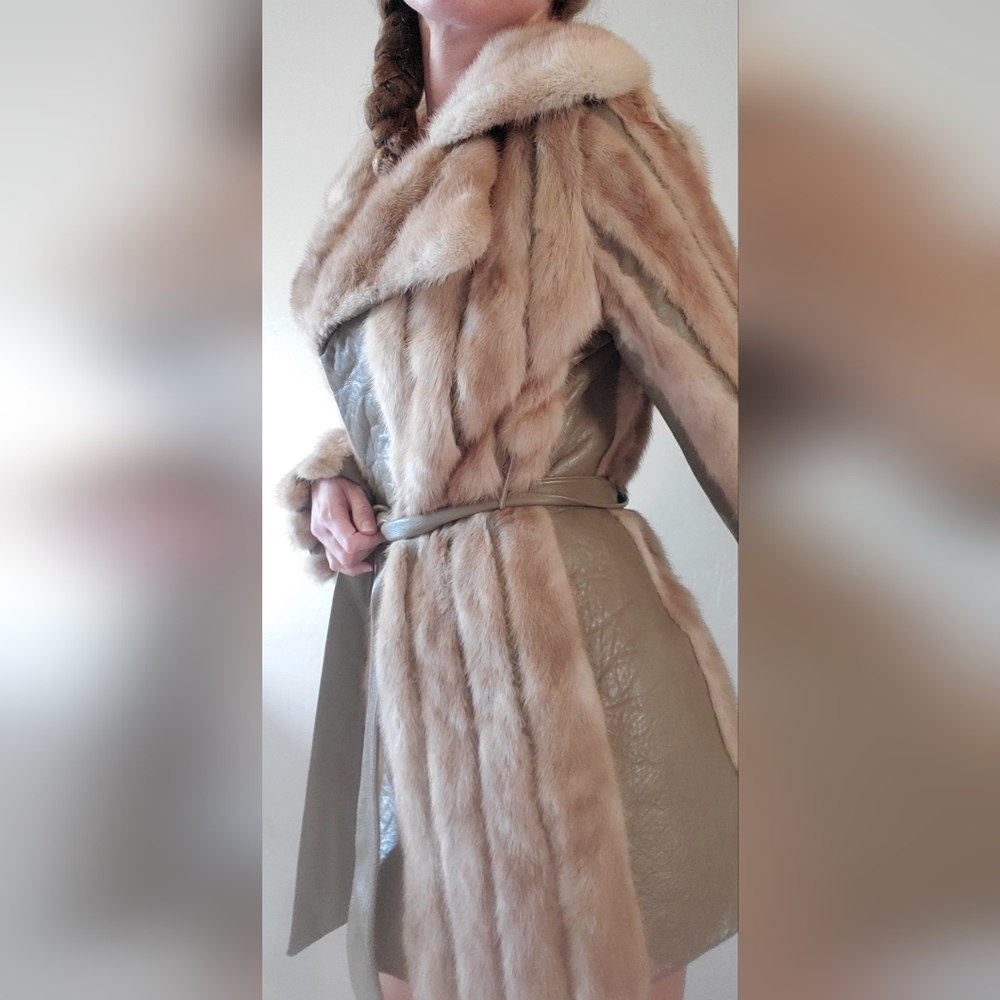 Graggs of witchita mink and leather 70’s vintage